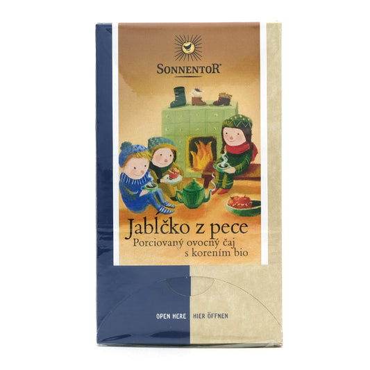 Jabĺčko z pece, čaj porciovaný bio 45g Sonnentor
