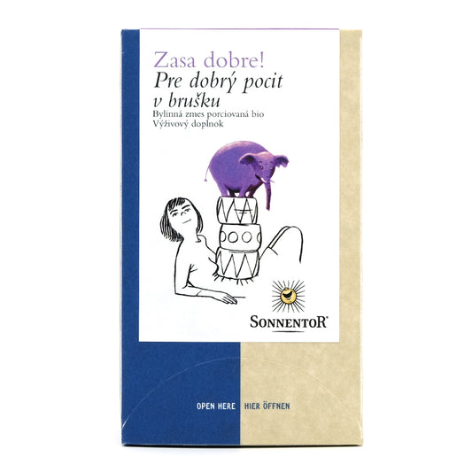 Pre dobrý pocit v bruchu, čaj porciovaný bio 27g Sonnentor