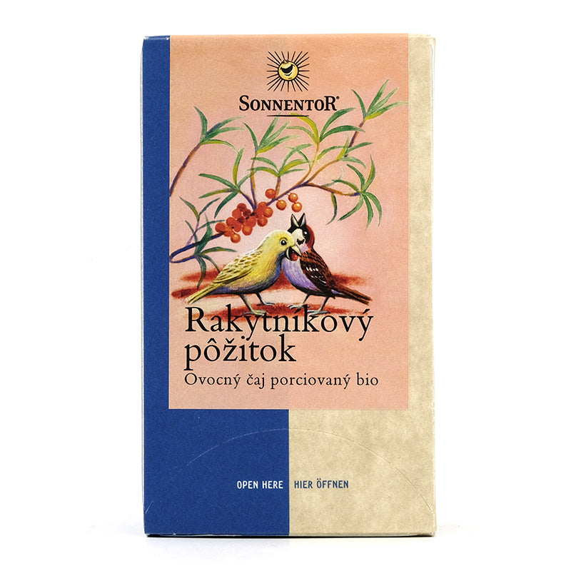 Rakytníkový pôžitok, čaj porciovaný bio 54g Sonnentor