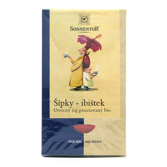 Šípky ibištek, čaj porciovaný bio 54g Sonnentor