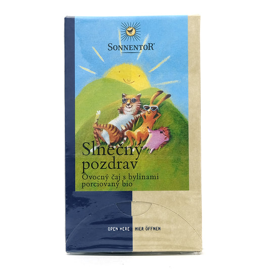 Slnečný pozdrav, čaj porciovaný bio 54g Sonnentor