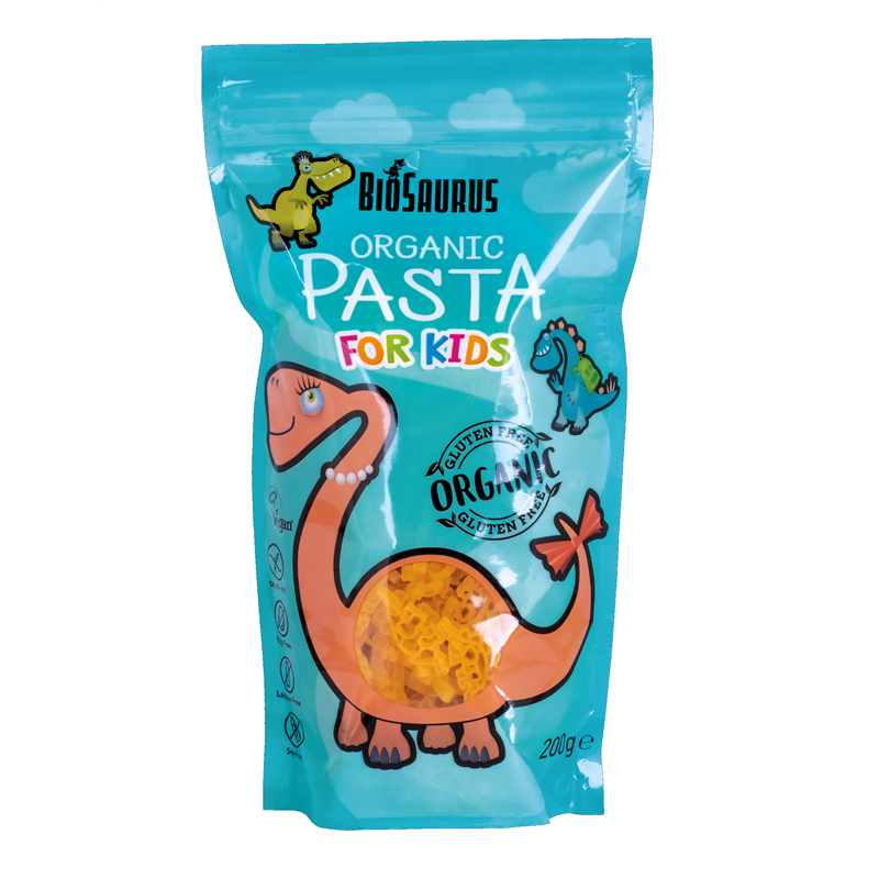 Dinosaury cestoviny pre deti bio 200g Biosaurus