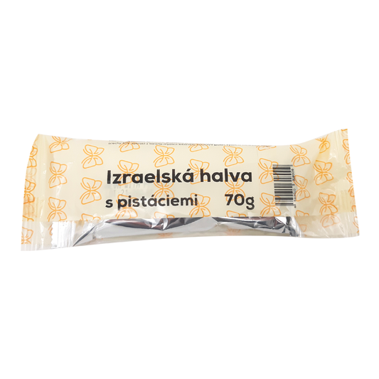 Izraelská chalva s pistáciami 70g Natural Jihlava