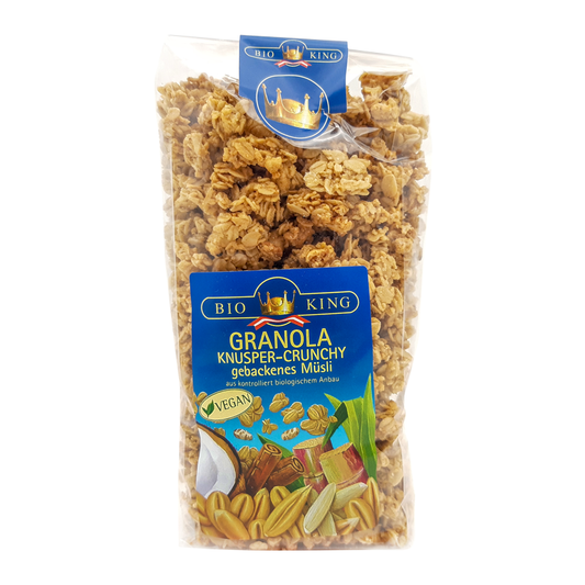 Chrumkavá granola bio 375g Bio King
