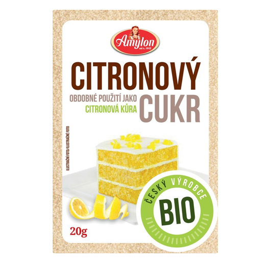 Citrónový cukor bio 20g Amylon