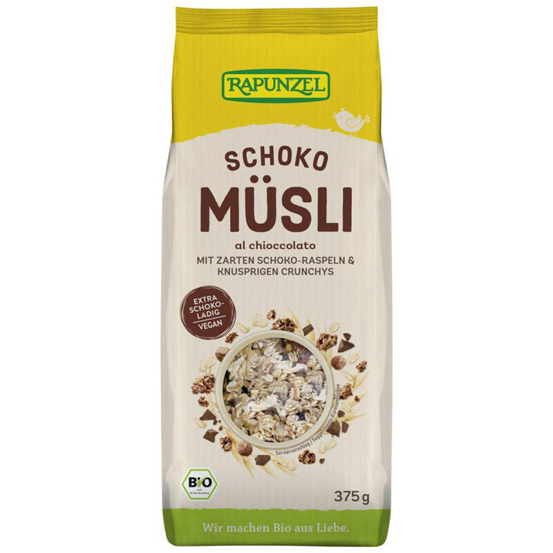 Čokoládové müsli 375g Rapunzel