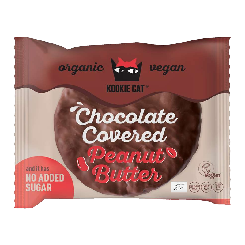 Cookie čokoláda + arašidové maslo bio 50g Kookie Cat