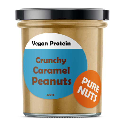 Nátierka Crunchy karamel arašidy 330g Pure Nuts