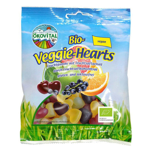 Cukríky mix ovocné bez želatíny bio 100g Okovital