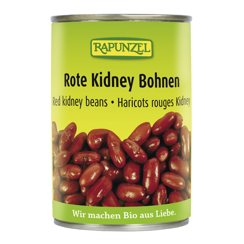 Fazuľa červená ľadvina v konzerve bio 400g Rapunzel