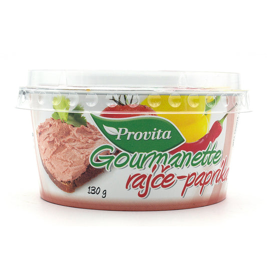 Gourmanette nátierka paradajka, paprika 130g Provita