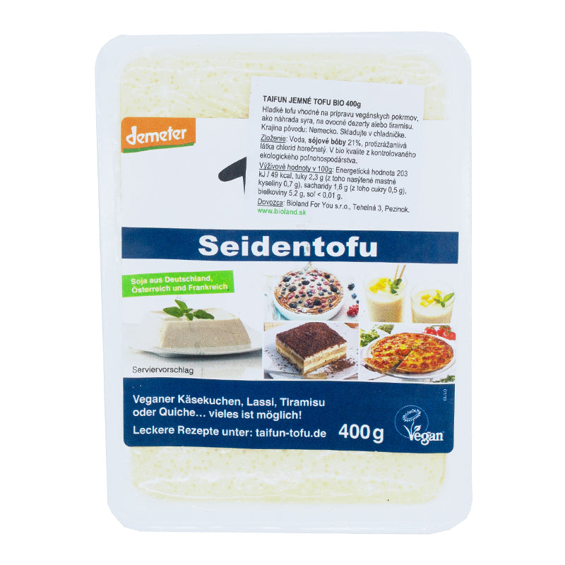 Hodvábne tofu bio demeter 400g Taifun