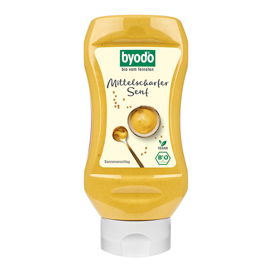 Horčica stredne pálivá bio 300ml Byodo