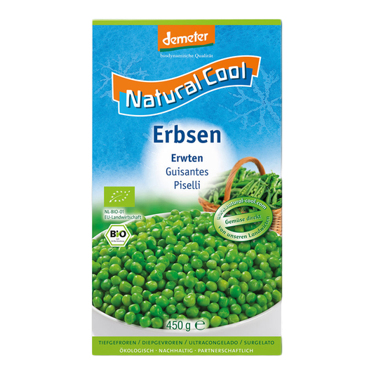 Hrášok mrazený demeter bio 450g Natural Cool