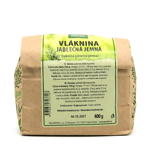 Jablčná vláknina 400g Provita