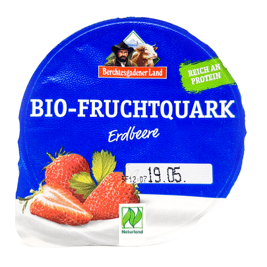 Jahodový tvaroh bio 150g Berchtesgadener Land