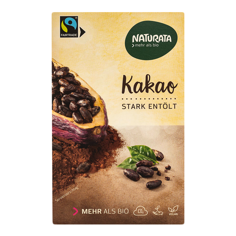 DOČASNE NEDOSTUPNÉ Kakao nízkotučné fairtrade bio 125g Naturata