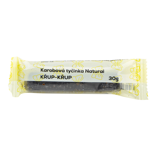 Karobová tyčinka krup krup 35g Natural Jihlava