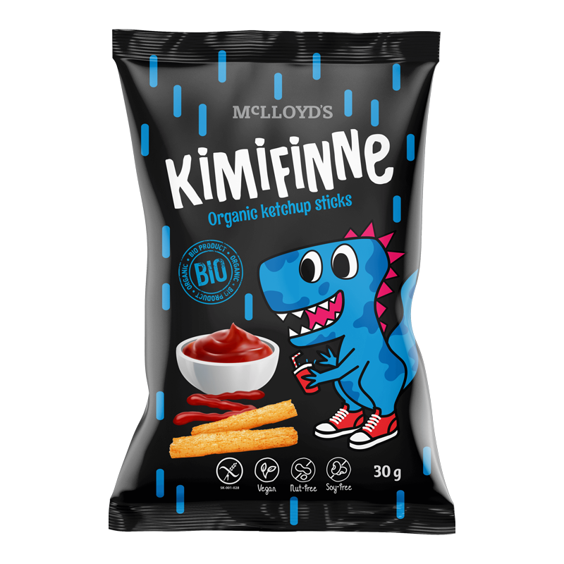 Kečupové tyčinky Kimifinne bio 30g McLLOYDS