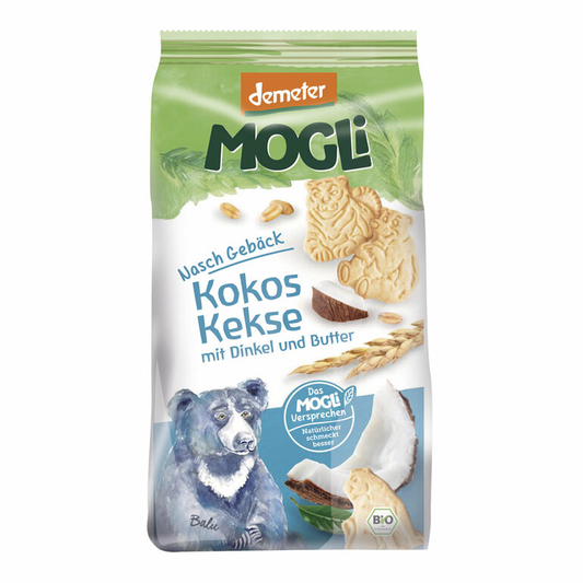 Maslové sušienky so špaldou a kokosom demeter bio 125g Mogli