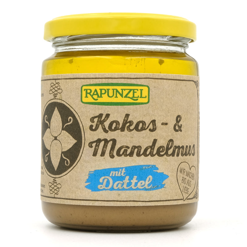 Kokosovo-mandľové maslo s datlami bio 250g Rapunzel