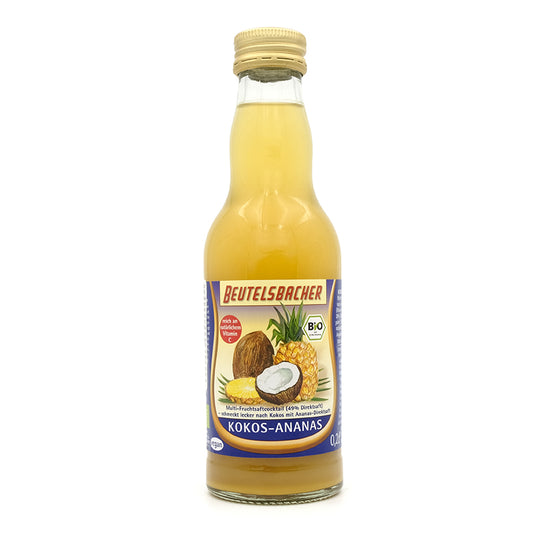 Kokosovo-ananásová šťava bio 200ml Beutelsbacher