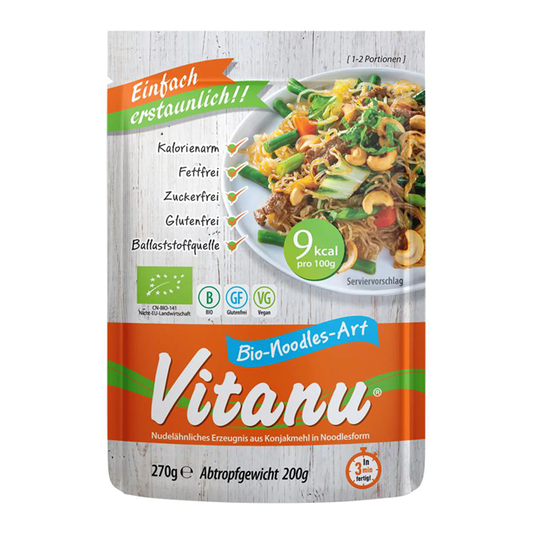 Konjakové rezance bio 270g Vitanu