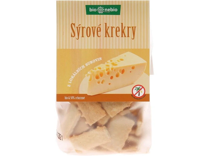 Krekry syrové bio 130g Bionebio