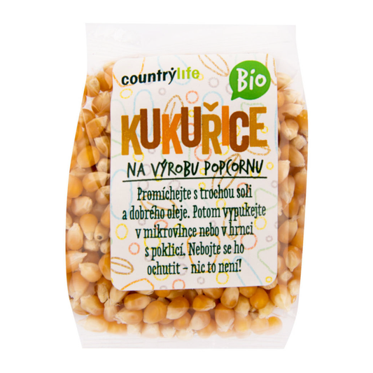 Kukurica na popcorn bio 200g Country Life