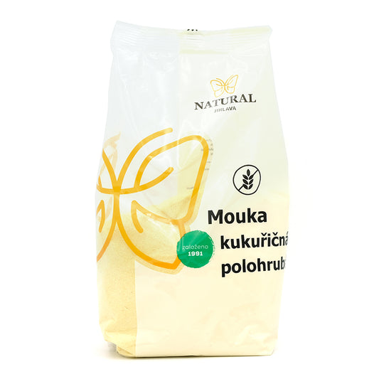 Kukuričná múka polohrubá 400g Natural Jihlava