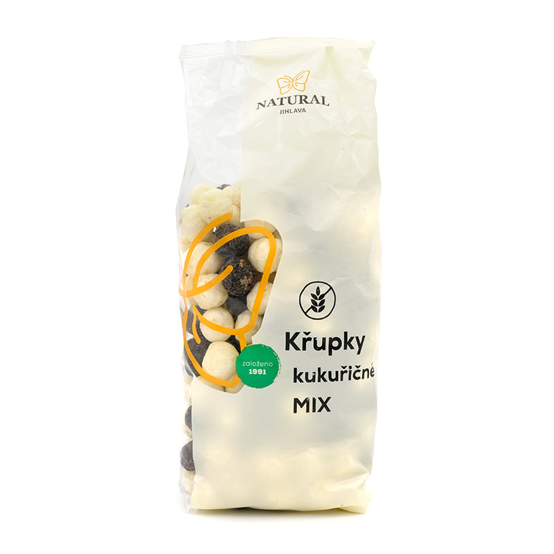 Kukuričné chrumky mix (jogurt a čokláda) 150g Natural Jihlava