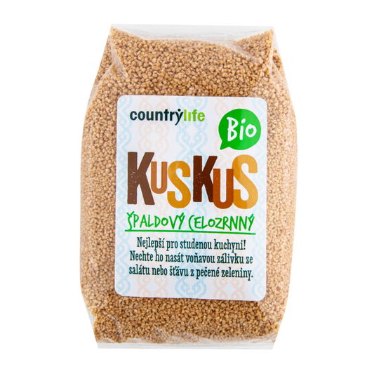 Kuskus špaldový celozrnný bio 500g Country Life