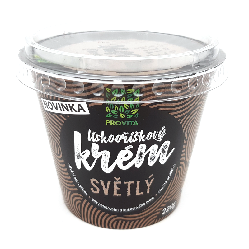 Lieskoorieškový krém svetlý 220g Provita