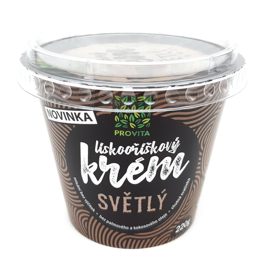 Lieskoorieškový krém svetlý 220g Provita