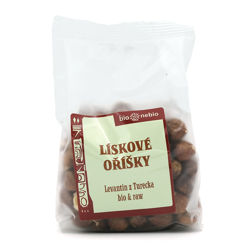 Lieskové oriešky jumbo bio 200g Bionebio