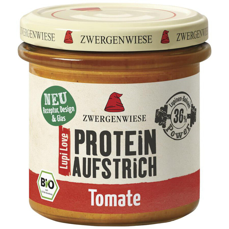 LupiLove nátierka vegan protejín paradajky bio 135 g Zwergenwiese