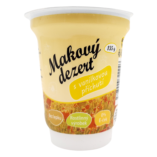 Makový dezert vanilka 135g Sojaprodukt