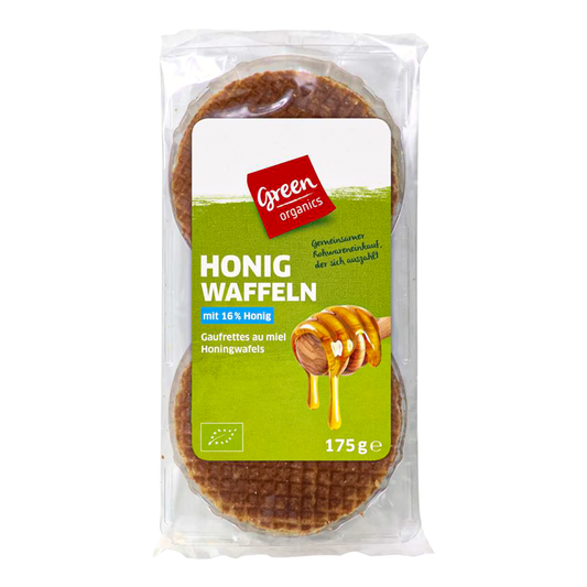 Medové wafle bio 175g Green organics