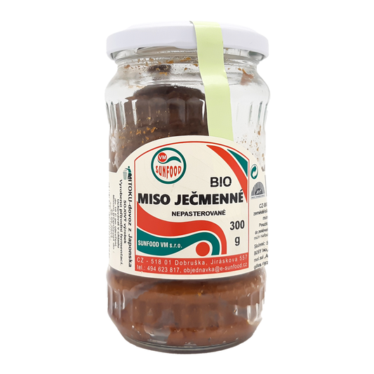 Miso jačmenné nepasterizované bio 300g Sunfood