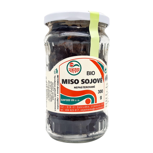 Miso sójové nepasterizované bio 300g Sunfood