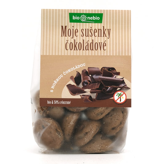 Moje sušienky čokoládové bio 130g Bionebio