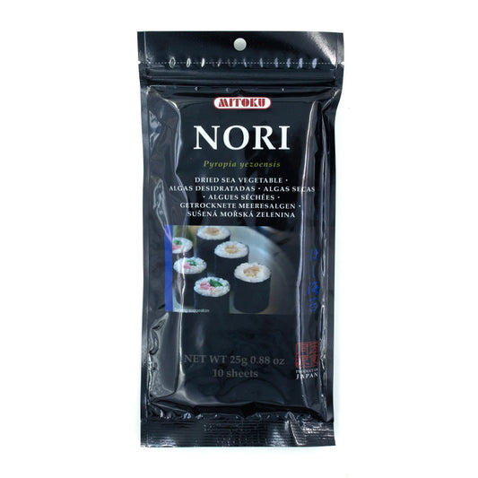 Morské riasy Nori plátky 25g Mitoku
