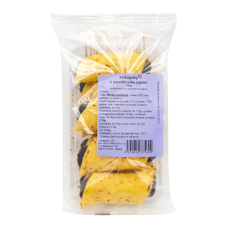 Mrkvánky so slivkami 150g Provita