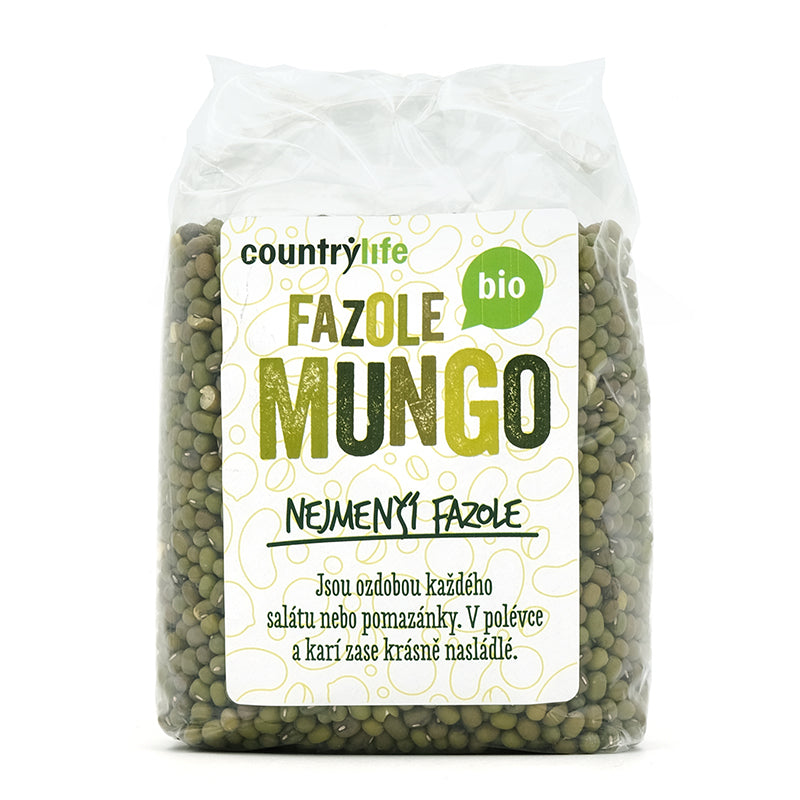 Mungo fazuľa bio 500g Country Life
