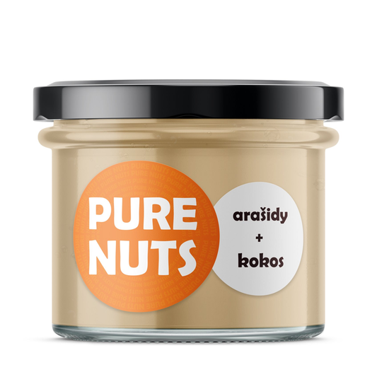 Nátierka arašidová s kokosom 200g Pure Nuts