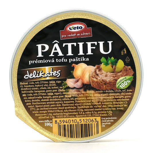 Nátierka Patifu delikates 100g Veto