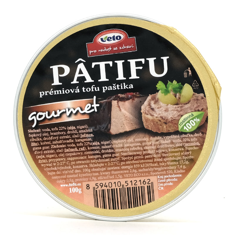 Nátierka Patifu gourmet 100g Veto