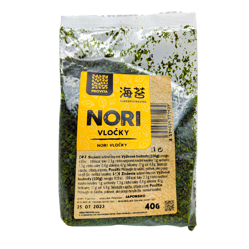 Nori vločky 40g Provita