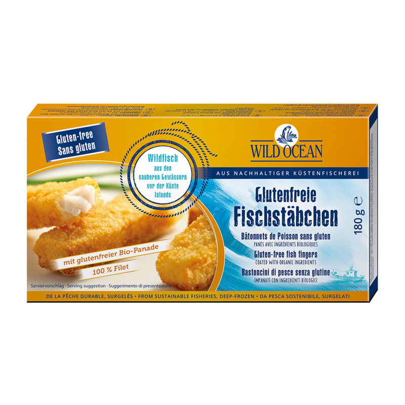 Obaľované rybie prsty bez lepku bio 180g Wild ocean