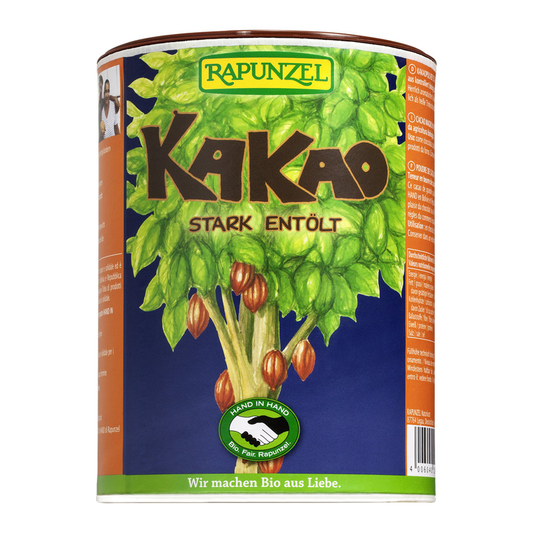 Kakaový prášok odtučnený bio fairtrade 250g Rapunzel